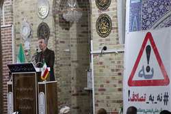پویش ملی نه به تصادف، نماز جمعه